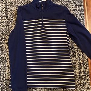 Striped Half Zip